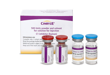 CINRYZE 500 IU/5 ML IV ENJ. ICIN LIYOFILIZE TOZ ICEREN 2 FLAKON